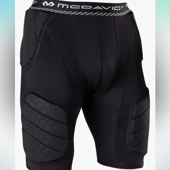 McDavid 5-Pad Girdle, Durable & Breathable Padded with Hard-Shell Thigh Guards. - Picture 1 of 3